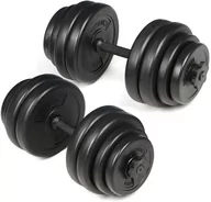 Hantle i ciężarki - Master Physionics Hsta05/B Zestaw Hantli Krótkich, 30 Kg, Czarna Sztanga - miniaturka - grafika 1