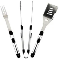 Zestawy do grillowania - Landmann Sztućce do grilla 3 częściowe INOX 11048 - miniaturka - grafika 1