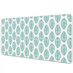 Duża podkładka na biurko dla dzieci Liście wzór 100x50 cm - Podkładki na biurko - miniaturka - grafika 1