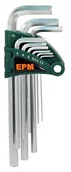 Klucze i nasadki - EPM PROFESSIONAL KOMPLET KLUCZY IMBUSOWY ''''HEX'''' TYP L 9SZT DŁUGIE E-400-2570 [6696465] - miniaturka - grafika 1