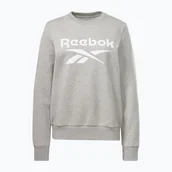 Bluzy damskie - Bluza damska Reebok Identity Big Logo Fleece Crew medium grey heather - miniaturka - grafika 1