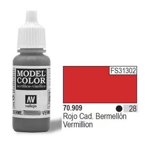 Vallejo Farba Nr28 Vermillion Red 17ml 441730 - Akcesoria i części modelarskie - miniaturka - grafika 2