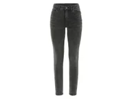 Spodnie damskie - esmara® Jeansy damskie z bawełną, Super Skinny Fit (Szary, 38) - miniaturka - grafika 1