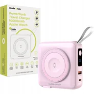 Powerbanki - Mobile Origin Powerbank & Travel Charger, Lightning/USB-C Cable, MagSafe/AW/iPhone Compatible, pink - miniaturka - grafika 1