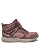 Botki damskie - Merrell Trapery Wildwood Mid Ltr Wp J068104 Bordowy - miniaturka - grafika 1