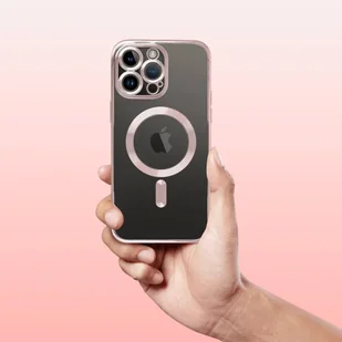 Etui Futerał Electro Mag Cover do iPhone 14 złoty róż - Etui i futerały do telefonów - miniaturka - grafika 7