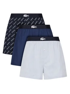 Lacoste Komplet 3 par bokserek 7H2387 Granatowy - Majtki męskie - miniaturka - grafika 1