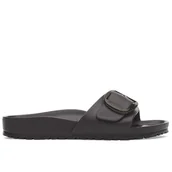 Klapki i japonki damskie - Klapki Birkenstock Madrid Big Buckle 1029635 - czarne - miniaturka - grafika 1