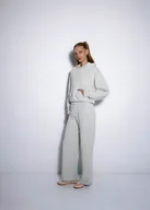 Bluzy damskie - Local star bluza damska szara - miniaturka - grafika 1