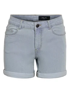 Noisy May Szorty jeansowe Debby 27032491 Niebieski Slim Fit - Spodenki damskie - miniaturka - grafika 1