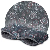 Akcesoria do wózków - Sensillo MUFKA DO WÓZKA CZARNY ROZETY - miniaturka - grafika 1