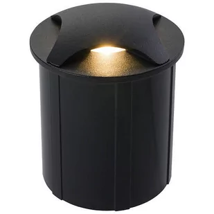 Nowodvorski Wpuszczana LAMPA schodowa PAT LED 8162 metalowa OPRAWA wpust LED 3W 3000K outdoor IP54 czarny 8162 - Lampy ogrodowe - miniaturka - grafika 2