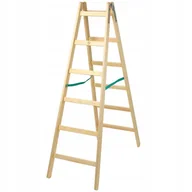 Drabiny - Drabina drewniana Salo 6 stopni, 150 kg - miniaturka - grafika 1