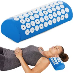 Poduszka do akupresury niwelująca napięcie mięśni - poduszka z kolcami do relaksacji - półwałek pod szyję i lędźwie - Meble i wyposażenie gabinetów medycznych - miniaturka - grafika 1