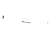 Lampy ścienne - MATTIMO 283274306 kinkiet łazienkowy chrom LED 8,6W 4000K IP44 z wyłącznikiem - miniaturka - grafika 1