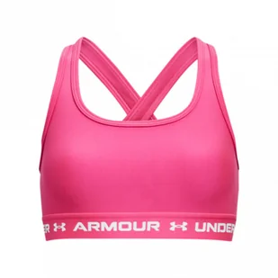 Dziewczęcy biustonosz treningowy UNDER ARMOUR Crossback Mid Solid - Bielizna sportowa damska - miniaturka - grafika 1