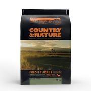 Sucha karma dla psów - COUNTRY&NATURE Turkey with vegetables recipe Adult dog small breeds 9 kg - miniaturka - grafika 1