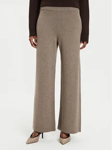 Weekend Max Mara Spodnie materiałowe Tennis 2425336012 Beżowy Regular Fit - Spodnie damskie - miniaturka - grafika 1