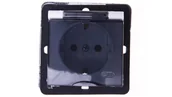 Gniazdka elektryczne - Ospel Impresja Modul Gniazdo bryzgoszczelne z uziemieniem schuko, IP-44 GPH-1YS/m/00/d - miniaturka - grafika 1