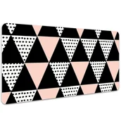 Podkładki na biurko - Podkładka ochronna Geometryczne trójkąty 100x50 cm, Dywanomat - miniaturka - grafika 1