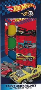 St. Majewski St Majewski FARBY AKWARELOWE 12 KOLORÓW HOT WHEELS 3+ - Przybory szkolne - miniaturka - grafika 1