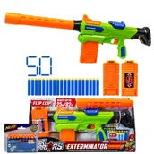Zabawki militarne - Zesatw Pistolet Buzz Bee Air Warriors Exterminator 44105 + Strzałki Nerf Elite A0351 - miniaturka - grafika 1