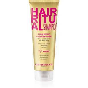Dermacol Dermacol Hair Ritual szampon odbudowujący włosy do włosów blond 250 ml - Szampony do włosów - miniaturka - grafika 1