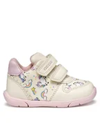 Buty dla dziewczynek - Geox Sneakersy B Zapito B556DA 0AW54 C0175 Beżowy - miniaturka - grafika 1