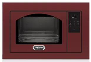 Kuchenka mikrofalowa LOFRA DOLCEVITA 60 ROSSO BURGUNDY FRMRR6TME/Chrome Touch - Kuchenki mikrofalowe do zabudowy - miniaturka - grafika 1
