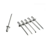 Nity - Topex Nity aluminiowe 4 x 8 mm 50 szt. 43E401 - miniaturka - grafika 1