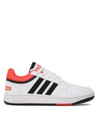 Buty dla dziewczynek - adidas Sneakersy Hoops GZ9673 Biały - miniaturka - grafika 1