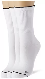 Calvin Klein Damskie skarpety Athleisure 1 (3 sztuki), biały, rozmiar uniwersalny - Skarpetki damskie - miniaturka - grafika 1