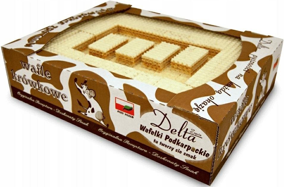 DELTA WAFLE KRÓWKOWE 3KG LUZ