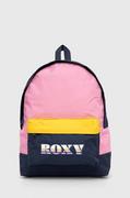 Plecaki - Roxy plecak damski kolor granatowy duży wzorzysty - miniaturka - grafika 1