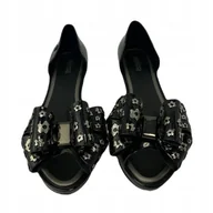 Sandały damskie - Sandały damskie Melissa 33634/AA588 Black 37, Cz - miniaturka - grafika 1