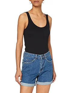Vero Moda Kobiety Vmnineteen Hr Loose Shorts Mix Noos Szorty, Niebieski (Medium Blue Denim), S x 32L - Spodenki damskie - miniaturka - grafika 1