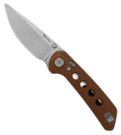 Noże - Nóż składany Reate PL-XT Tan G10, Stonewashed Nitro-V - miniaturka - grafika 1
