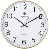 Zegary - Perfect Zegar ścienny PW360-1700-3 złoty 30 cm - miniaturka - grafika 1
