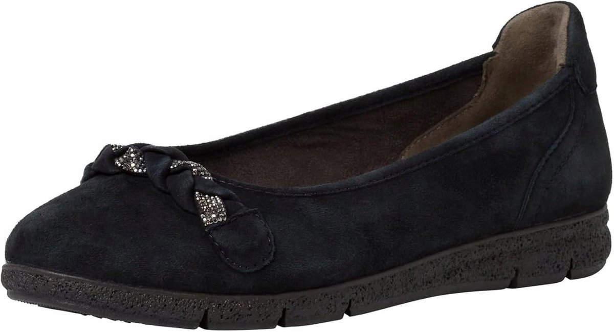 TAMARIS BALERINY SKÓRZANE WSUWANE GRANATOWE 41 JLM