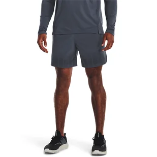 Męskie Spodenki UNDER ARMOUR UA ARMOURPRINT PEAK WVN STS 1376788-044 – Szary - Spodenki męskie - miniaturka - grafika 1