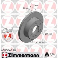 Tarcze hamulcowe - Tarcza hamulcowa ZIMMERMANN 400.5546.20 - miniaturka - grafika 1