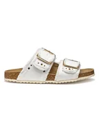 Klapki i japonki damskie - Geox Klapki "Brionia" w kolorze białym - miniaturka - grafika 1