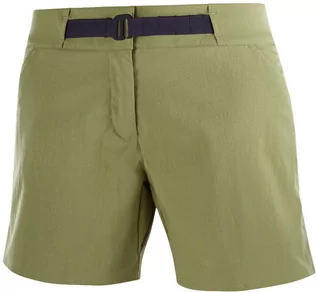 Spodnie sportowe damskie - Salomon Spodenki OUTRACK Shorts W Martini Olive C15057 - grafika 1