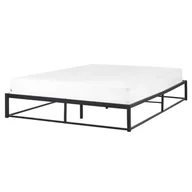 Łóżka - Łóżko VIRY 160 x 200 cm Metal Czarny - miniaturka - grafika 1