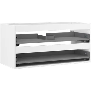 Mexen Box-A korpus szafki podumywalkowej 100 cm, 2 szuflady, biały mat - 91AX0-1000-470-2-01 - Szafki łazienkowe - miniaturka - grafika 1