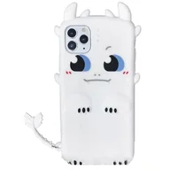 Etui i futerały do telefonów - ETUI DO IPHONE 14 CASE OBUDOWA COVER BIAŁY SMOK - miniaturka - grafika 1