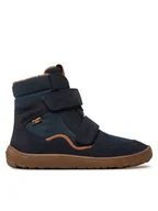 Buty dla chłopców - Froddo Kozaki Barefoot Tex Winter G3160233 S Niebieski - miniaturka - grafika 1