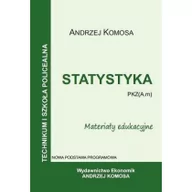 Lektury szkoły średnie - EKONOMIK Statystyka pkz (a.m). materiały edukacyjne - dostawa od 3,49 PLN Komosa Andrzej - miniaturka - grafika 1