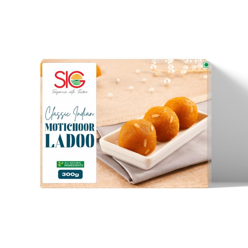 Deser indyjski SIG Motichoor Ladoo 300g - miękkie syropowe klasyk na święta