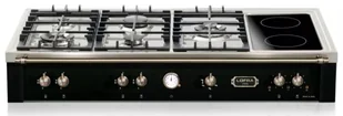 Płyta gazowa do zabudowy Płyta ceramiczno-gazowa LOFRA Range Top Dolcevita 120 NERO MATT TRNM126/5C/Bronze - Płyty gazowe do zabudowy - miniaturka - grafika 1